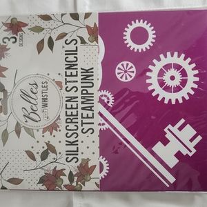 Dixie Belle Silk Screen Stencil- STEAMPUNK
